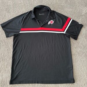 Men’s Utah Utes Black Polo Shirt